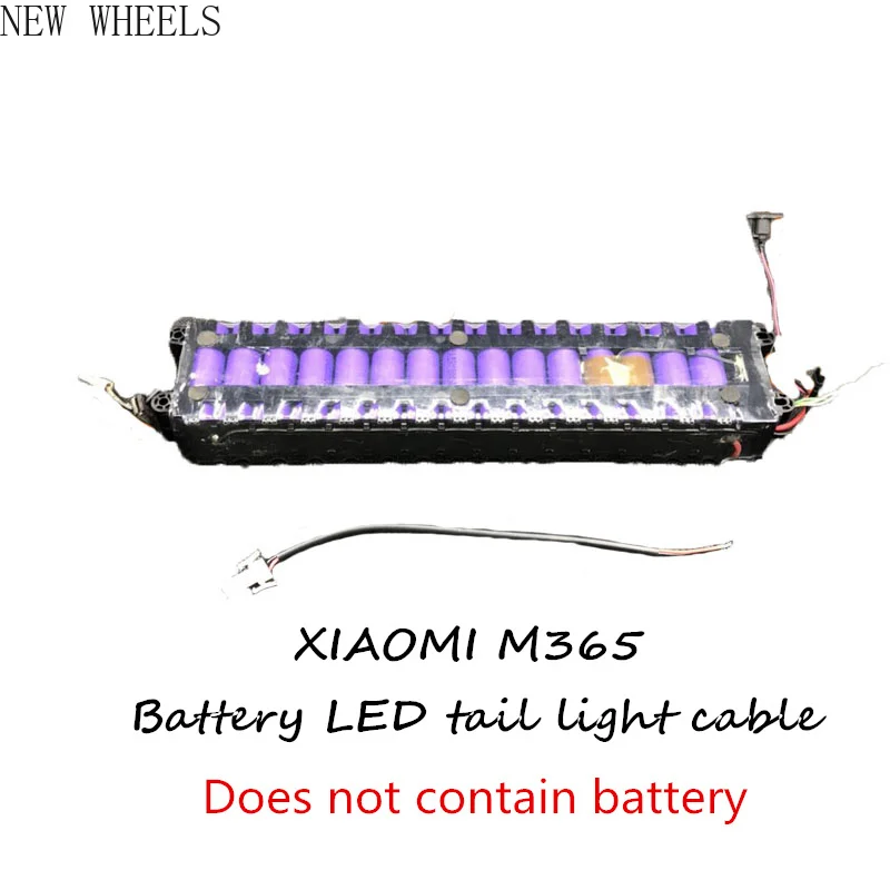 XIAOMI M365 запчасти электрических скутеров Батарея светодиодный фонарь кабельный порт