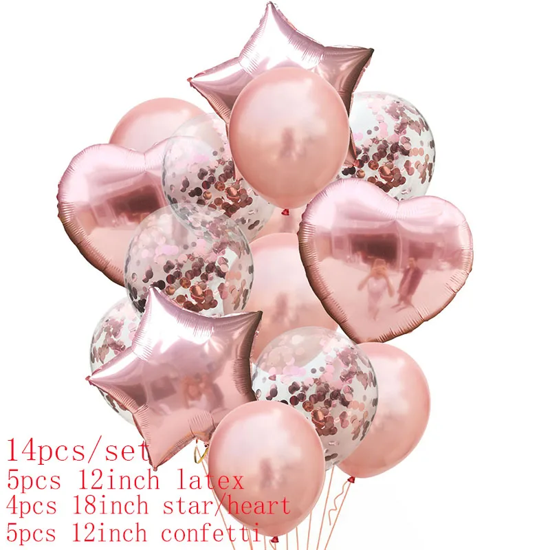 Мульти конфетти надувные воздушные шары на день рождения Синий Серебристый воздушный шар металлические баллоны с гелием мальчик девочка ребенок душ вечерние украшения