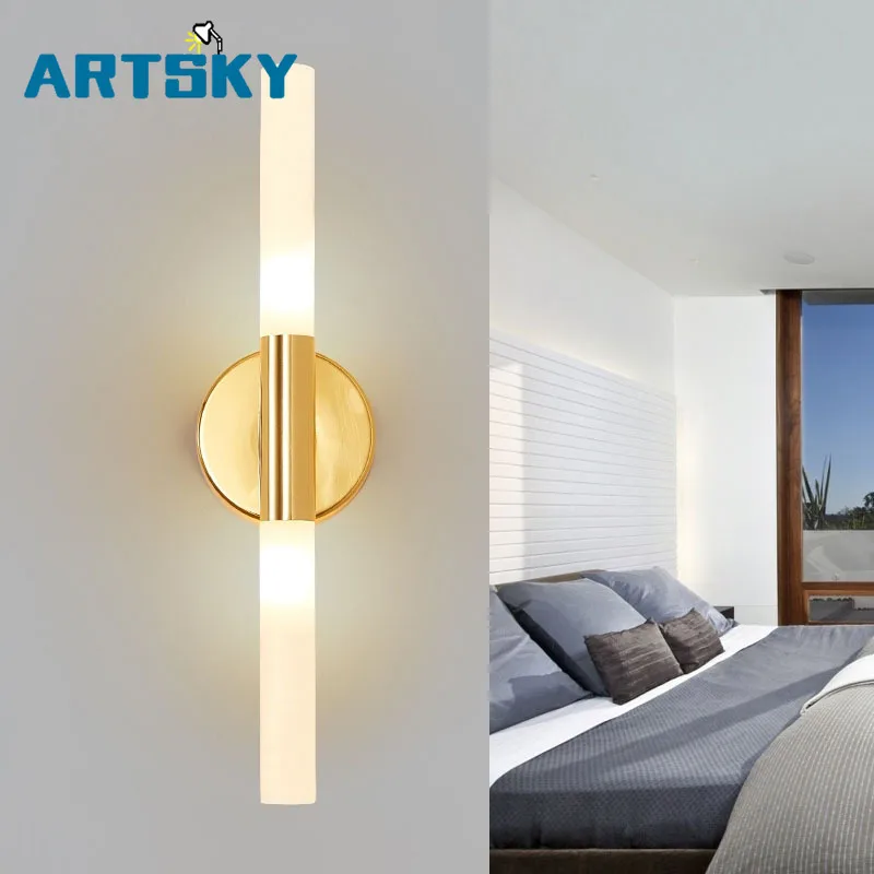 

Nordic Personality Creative Lighting Fixture LED Wall Lamp Iron Material Light 90-260V Voltage