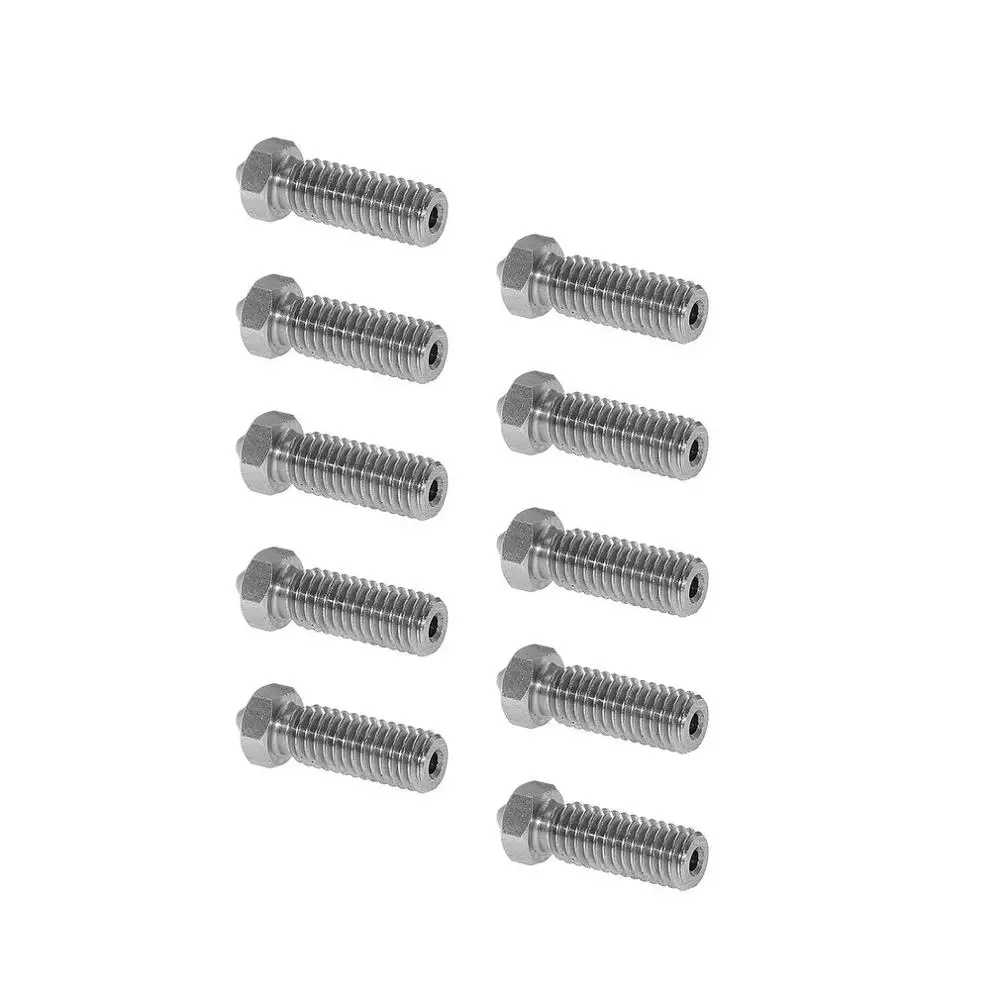 1.2MM 10 шт. вулкан насадка для удлинения ресниц всего экструдер печатающей головки 0,2/0,25/0,3/0,4/0,5/0,6/0,8/1,0/1,2 мм для 1,75 мм/3 мм нить 3D-принтеры - Цвет: 1.2MM