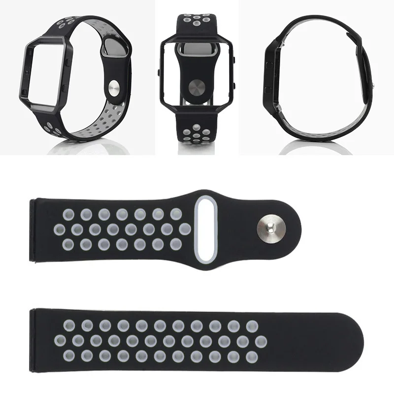 Fohuas для fitbit Blaze полосы мягкого силикона замена спортивный ремешок для fitbit Blaze на смарт-часы фитнес No Frame