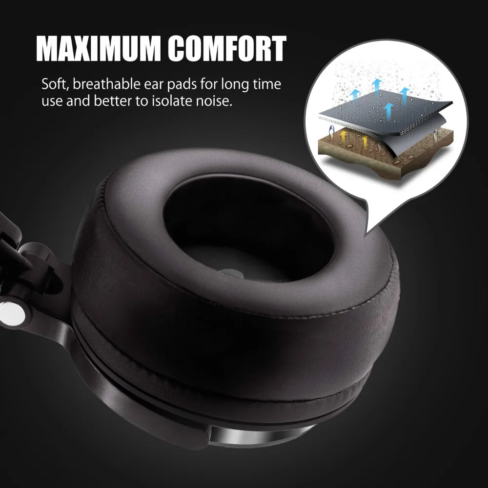 US $30.40 Oneodio Foldable OverEar Wired Headphone For Phone Computer Professional Studio Pro Monitors Music Dj Headset Gaming Earphone