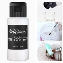 30 мл акриловый жидкий мономер кристалл акриловый дизайн ногтей инструмент для наращивания маникюра ногтей расширение для акрилового порошка пыль ногти советы
