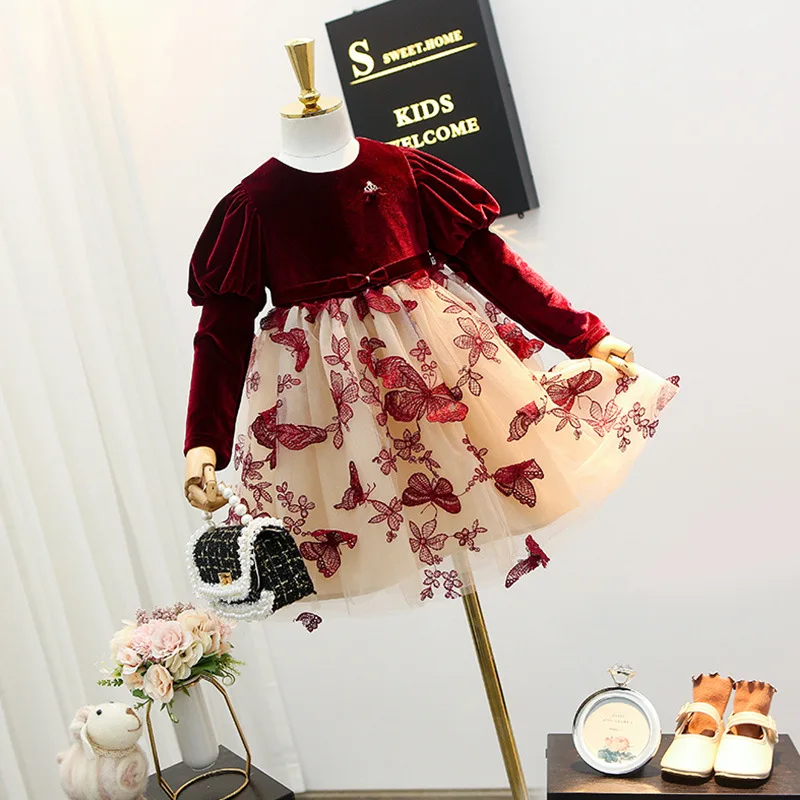 children's velvet dresses