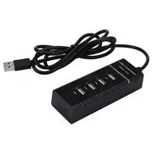 4-портовый USB 2,0 мульти-концентратор разделитель для настольного компьютера адаптеры для ноутбуков с ультра-высокая скорость передачи данных удлинитель для головок#10