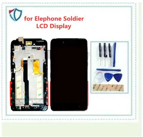 ЖК дисплей для Elephone Soldier + дигитайзер сенсорного экрана в сборе запчасти телефона