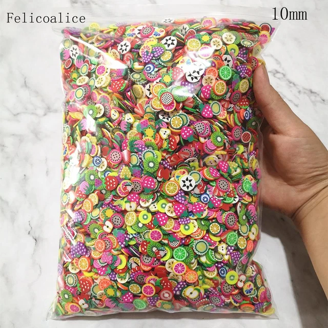 1kg 10mm Slices Slide Charms For Slime Supplies Kit Fluffy Slime Fruit  Polymer Clear Slime Accessories Putty Clay Nail Art - Modeling Clay/slime -  AliExpress