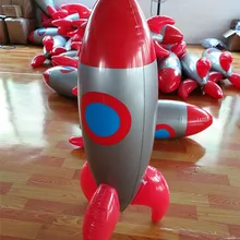 Новая Толстая надувная игрушка ракета подарок моделирование сценическое украшение реквизит детская шоу модель