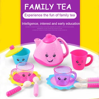 

Diy Stall Afternoon Tea Toy Set Children's Family Kitchen Simulation Tea Set Boy Girl Birthday Gift Christmas Gift New Year Gift