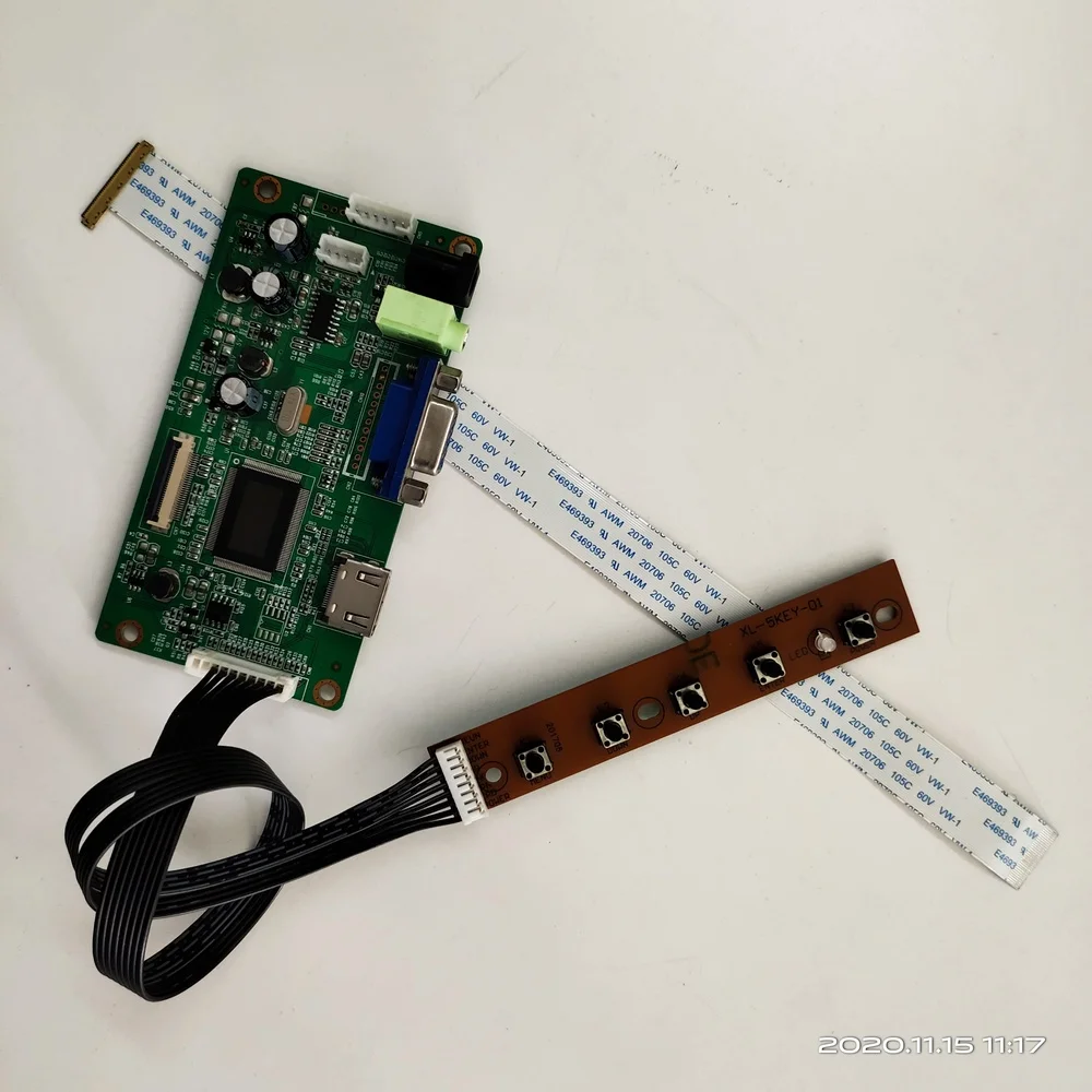 Kit para B156HAT01.0 40pin Placa de controlador 1920x1080 Panel de EDP pantalla VGA HDMI compatible con Monitor LCD de 15,6 controlador de pantalla LED