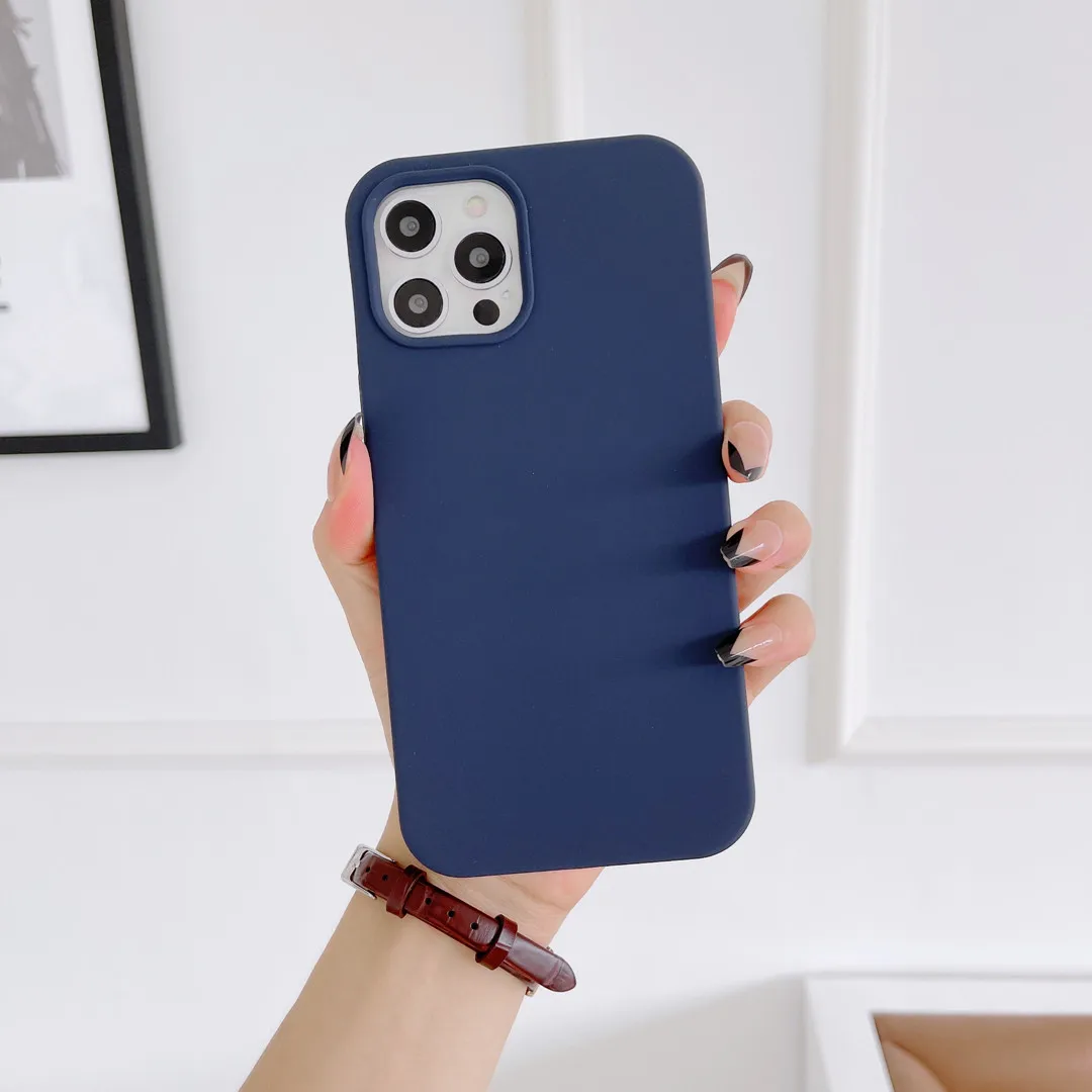 Luxury Original Liquid Silicone Solid for IPhone 13 12 11 Pro Max Case for IPhone 11 Xr Xs MAX 7 8  Soft Tpu Back Cover Fundas cute iphone 12 pro max cases