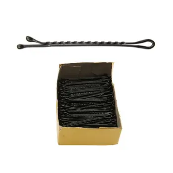 

1 Box Black Hairpins For Women Hair Clip Lady Bobby Pins Metal Bun Hair Pin Clip Styling Grips Wavy Salon Tool for Women Girls