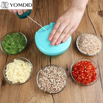 

Multifunction Vegetable Chopper Cutter Processor Chopper Garlic Cutter Vegetable Fruit Twist Shredder Manual Meat Grinder juice