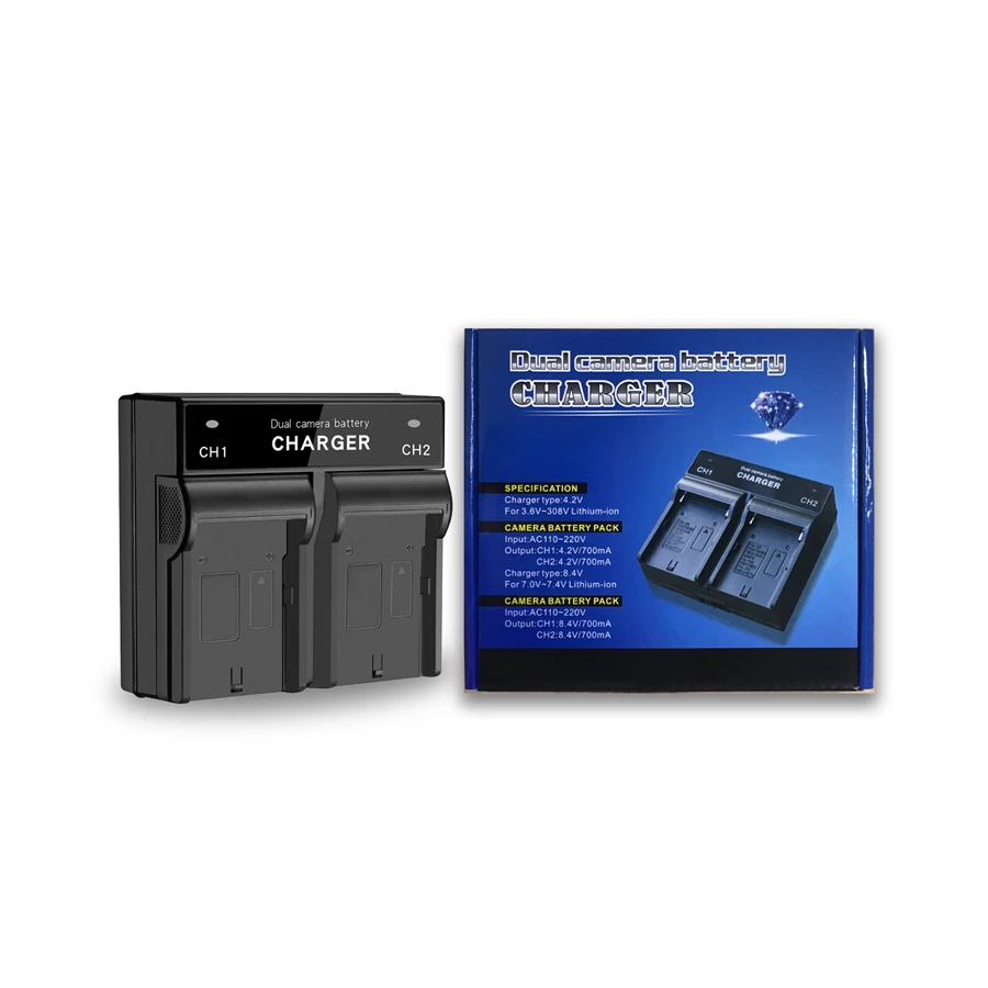 SANGER-NP-FV100-FV50-Dual-Channel-Charger-for-Sony-A230-A290-A330-A380-A390-Camera-Battery