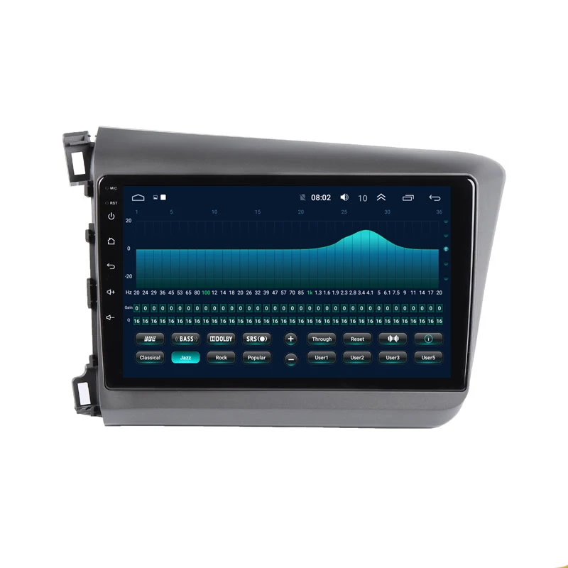 Clearance 9" 2.5D IPS Android 9.1 Car DVD Multimedia Player GPS For Honda Civic 2010 2011 2012 2013 2014 radio DSP 32EQ stereo navigation 4