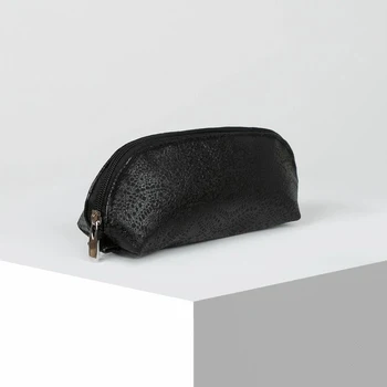 

Cosmetic bag, zipped compartment, black