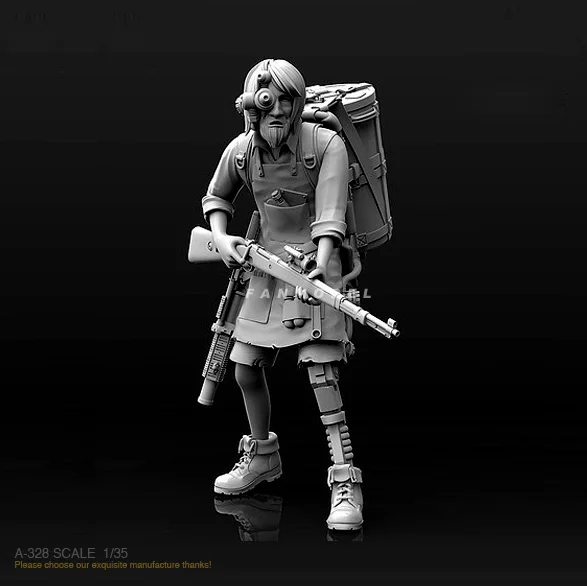 

1/35 50mm Resin model kits figure army DIY toy self-assembled A-328