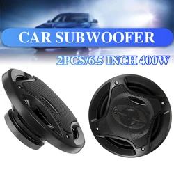 Haut parleur HIFI à 3 voies pour voiture, 2 pièces, 6.5 pouces, 400W, système d'enceintes Audio, stéréo, coaxiale, pour porte arrière et porte avant 
