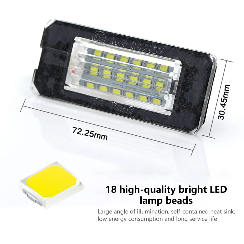 AOSHIKE 2PCS ȭƮ 18SMD ڵ LED ȣ Ʈ   ̴  R56 R57 R58 R59 ڵ   