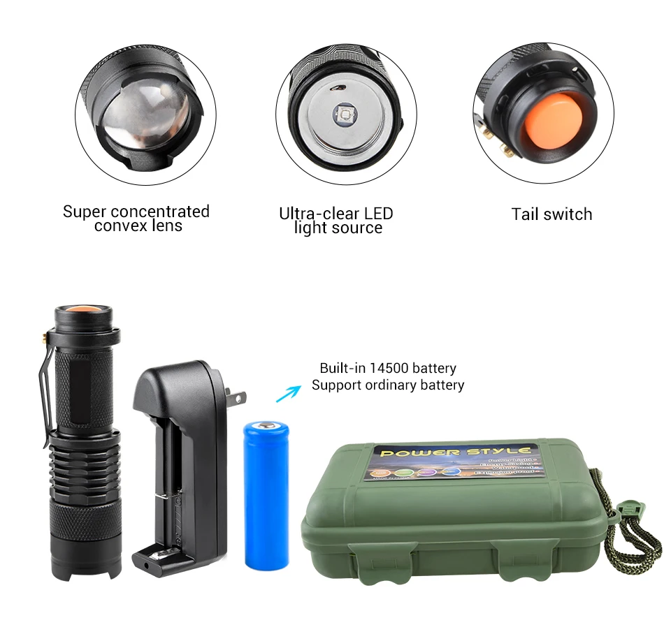 Масштабируемый ультрафиолетовый светильник-вспышка с регулируемым фокусом, УФ-светильник, детектор пятен мочи для домашних животных, Скорпион AA/14500, Ультрафиолетовый фонарь