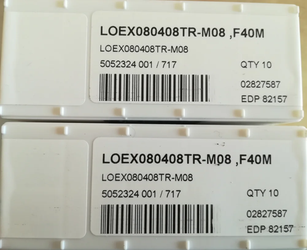 10 шт. вставки карбида LOEX080408TR-M08 F40M