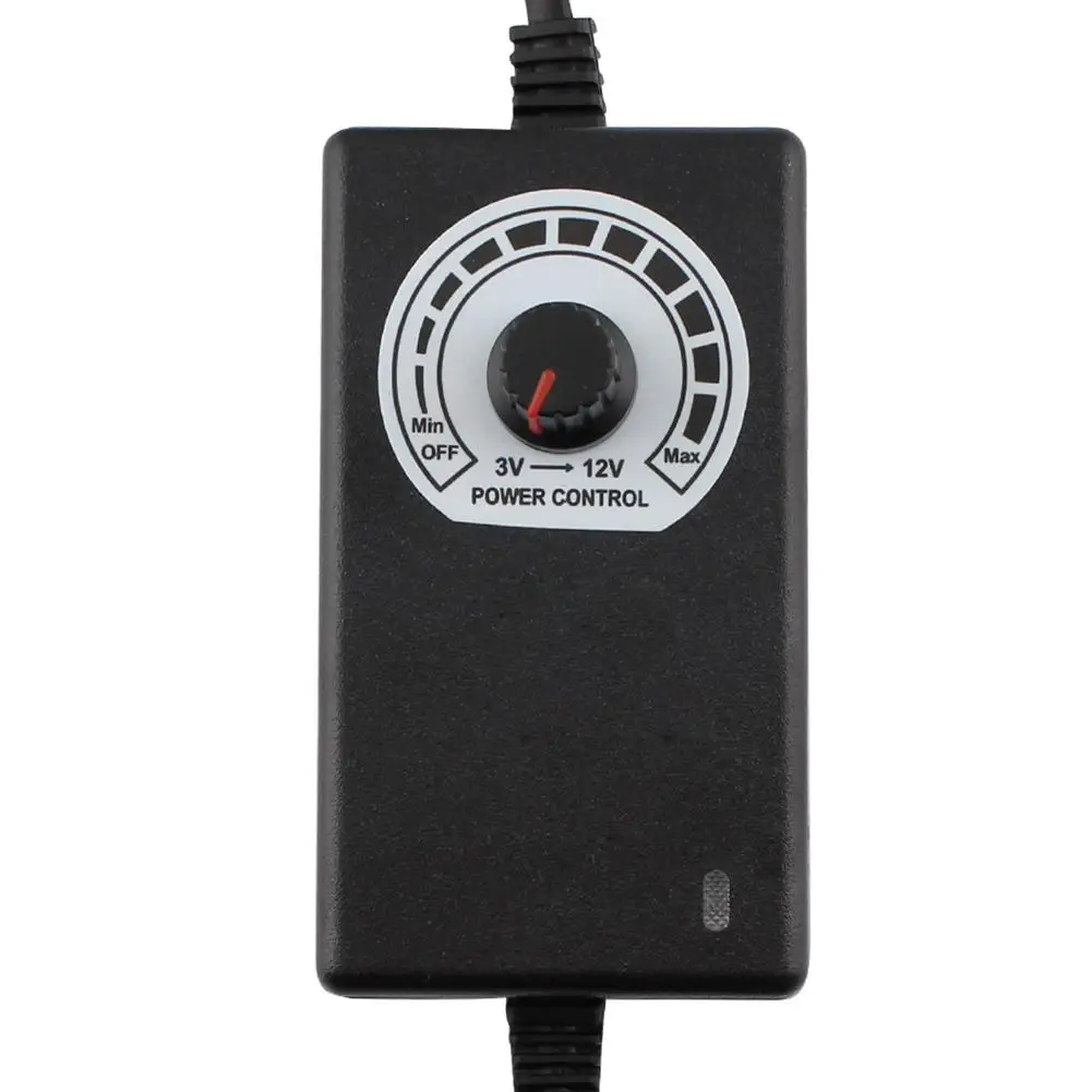 US/EU Plug AC 100-240V to DC 3-12V 2A power adapter 24W Adjustable Power Supply Adapter Motor Voltage Regulator