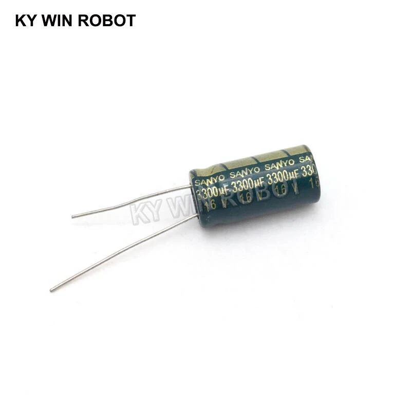 10 pcs Aluminum electrolytic capacitor 3300 uF 16 V 10 * 20 mm frekuensi tinggi Radial Electrolytic kapasitor electrolytic capacitor aluminum capacitor aluminum electrolytic capacitor