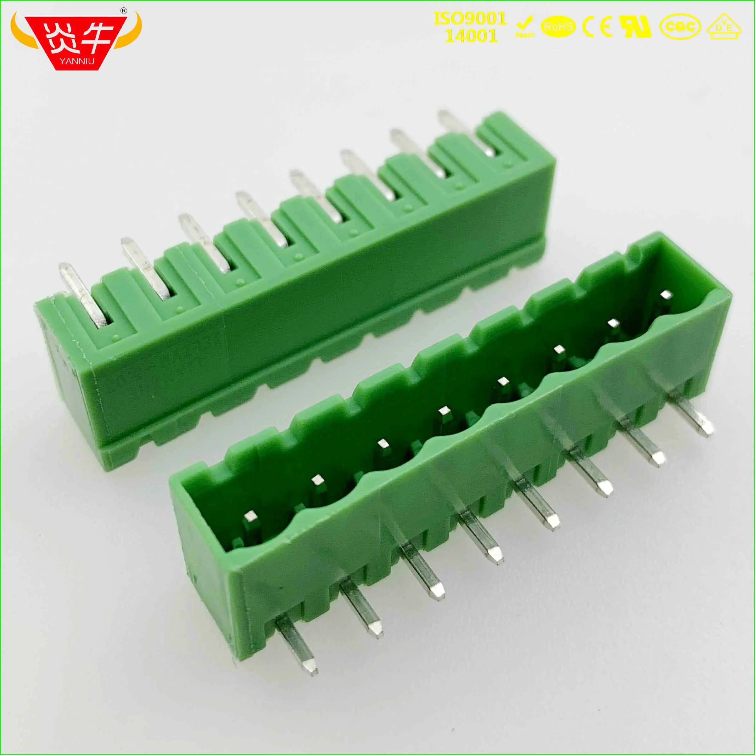 KF2EDGRC 5,0 2P~ 12P разъем PCB вставной TEMINAL блок 2EDGRC 5,0 мм 2PIN~ 12PIN MSTBA 2,5G 1757475 PHOENIX контакт DEGSON - Цвет: 2EDGRC-5.0-8P