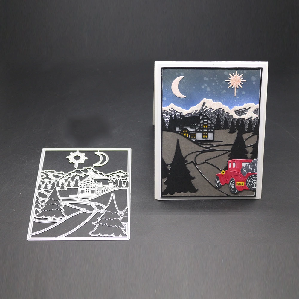 Swovo Rural Frame Metal Cutting Dies Scrapbooking Embossing Stencils DIY Decorative Cards | Дом и сад