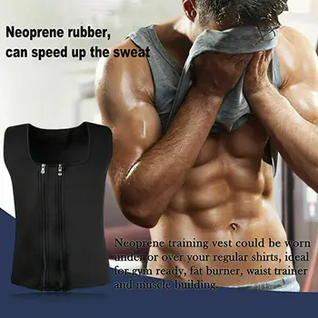 

2020 New Arrival Men HOT Slimming Vest for Weight Loss Trimmer Sauna Sweat Shaper Tank Tops