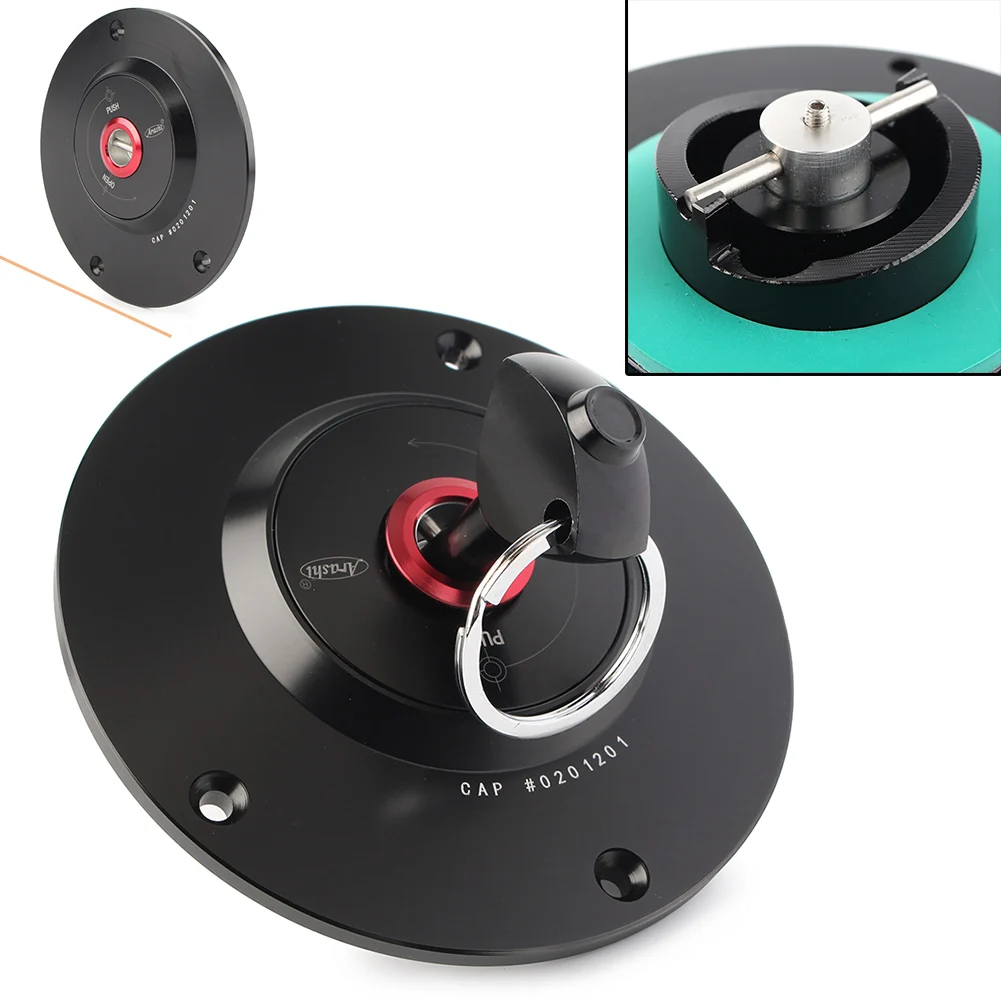 

Motorcycle Fuel Filler Cover Gas Tank Cap Protector w/ Key For Suzuki GSXR 1000 600 750 & GSF 1200S 1250 Bandit Black Gold Blue