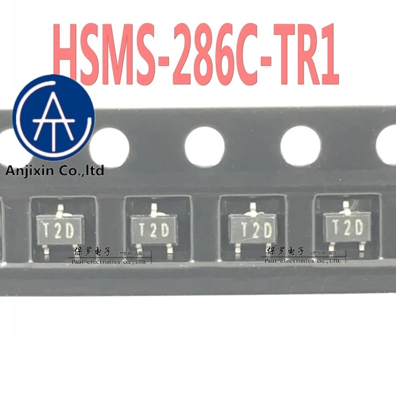 

10 шт. 100% оригинальный и новый барьером Шоттки диод HSMS-286C-TR1 шелковой ширмы T2 СОТ-323 в наличии