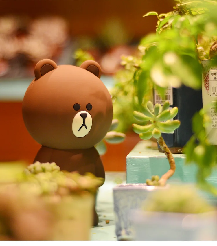 Креативный милый силиконовый пенал Kawaii Канцтовары Мультфильм Детская гелевая ручка чехол коричневый Медведь Кролик коала прекрасный ребенок студенческий подарок