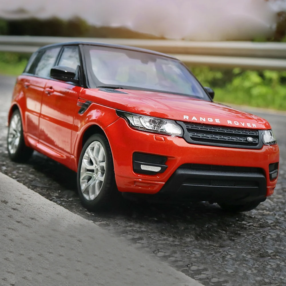 Спортивный автомобиль WELLY 1:24 Range Rover из металлического сплава с поворотной