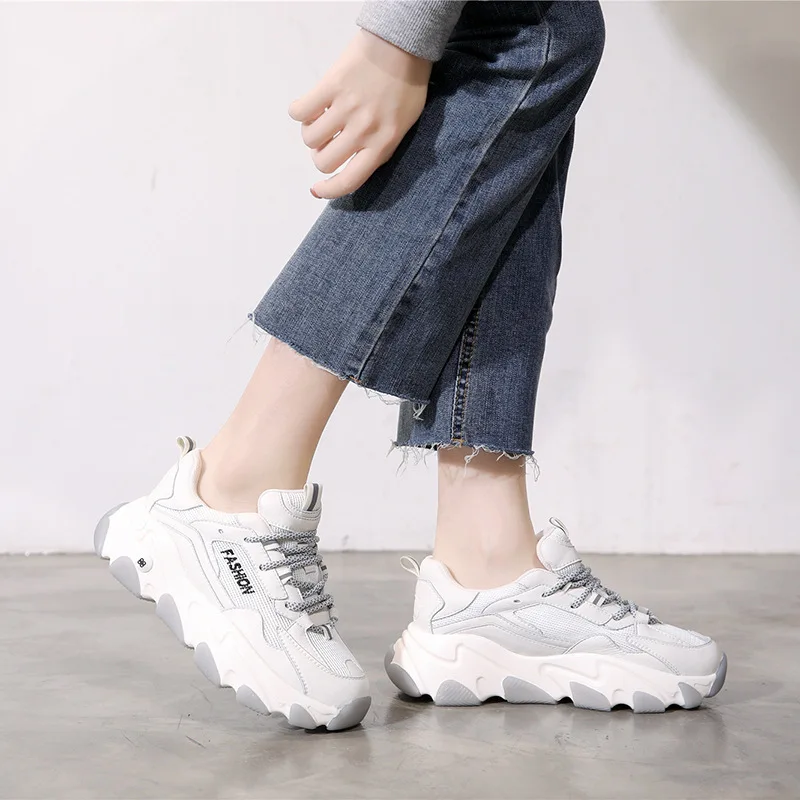 

Edward Dad Shoe Woman 2020 Season Sneakers Exceed Fire Casual Shoes Joker Single Shoes