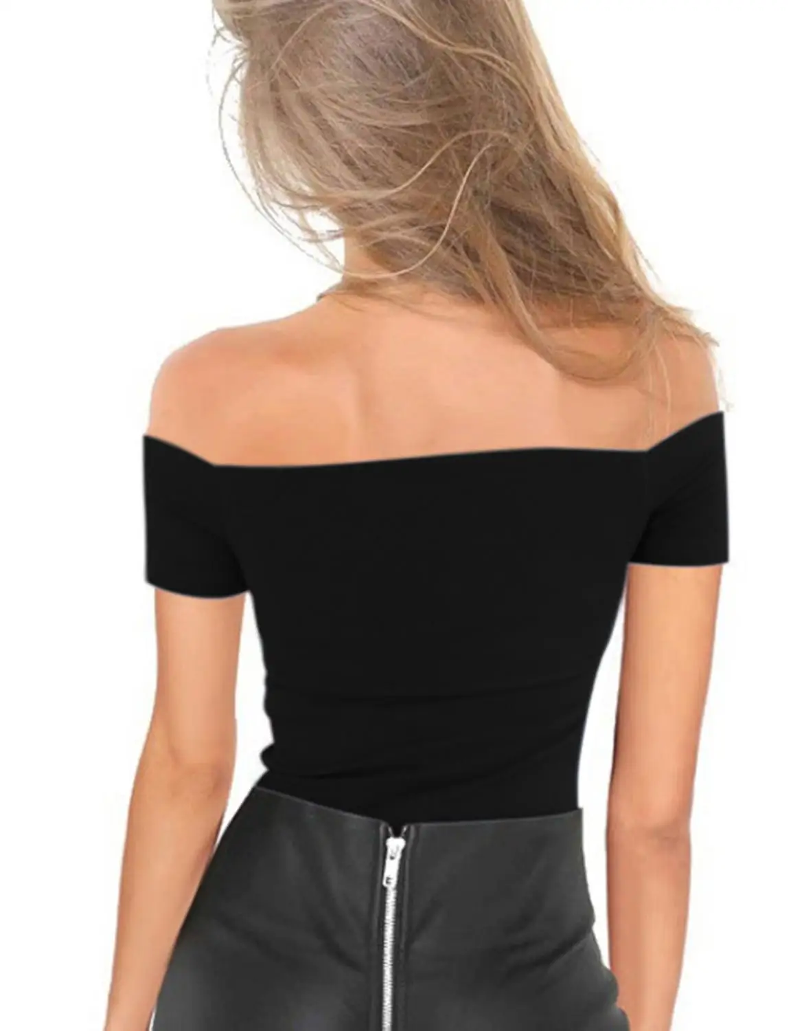 Женская Сексуальная футболка модная вырез лодочкой женские футболки галстук