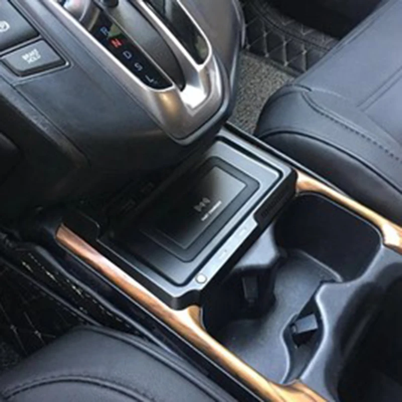 Для Honda CRV CR-V 10 Вт автомобильное QI Беспроводное зарядное устройство для телефона беспроводное мобильное зарядное устройство аксессуары для зарядки