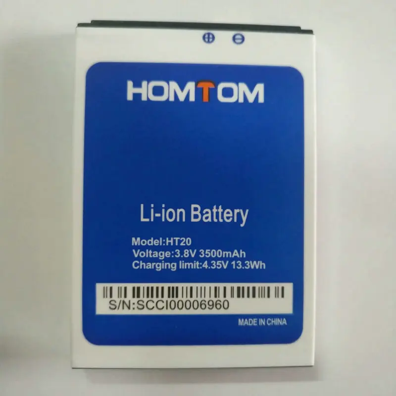 HT20 AVY батарея для HOMTOM S12 HT30 HT37 HT20 мобильный телефон Литий-ионные аккумуляторы 3000 мАч - Цвет: HT20