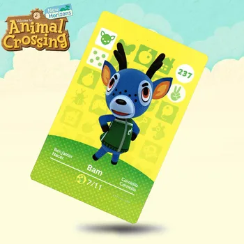 

237 Bam Animal Crossing Card Amiibo Cards Work for Switch NS 3DS Games