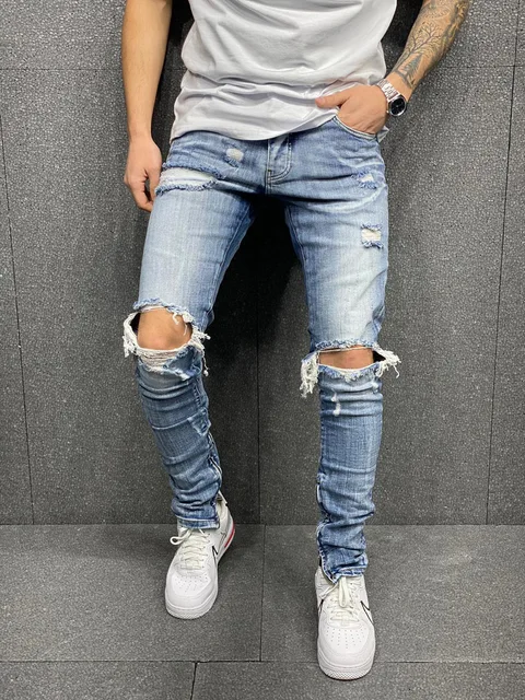 Skinny Jeans Men Fashion Easy Matching 