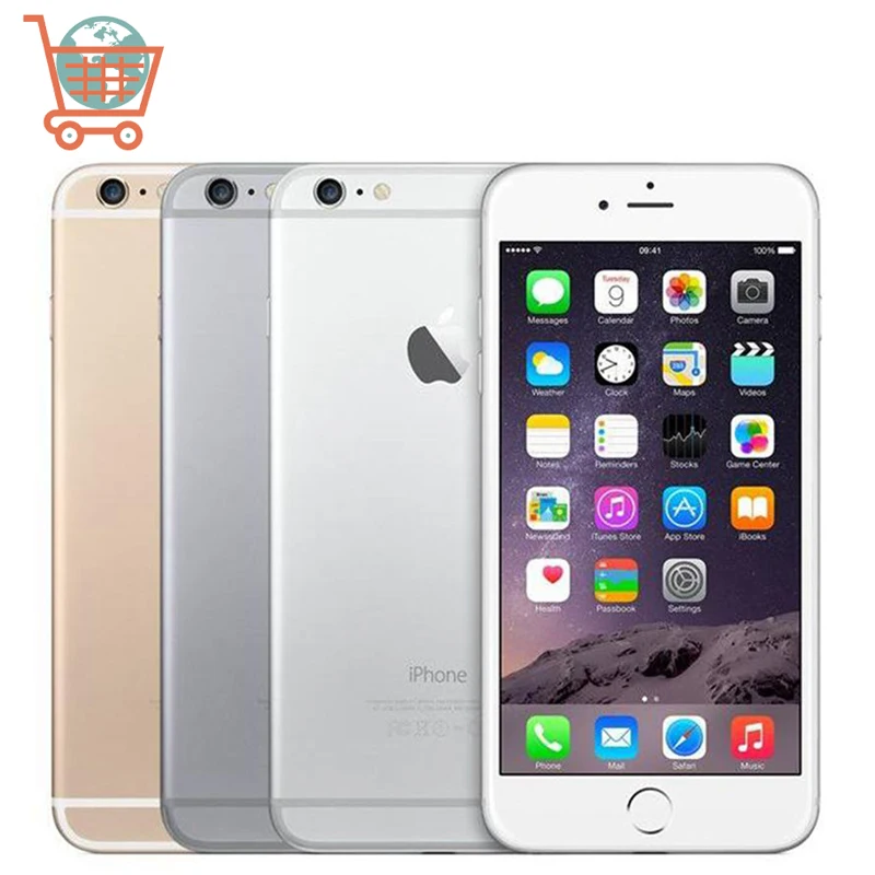 Apple-teléfono inteligente iPhone 6 Plus, Original, pantalla de 4,7 pulgadas, 16/64/128GB de ROM, cámara de 8,0 MP, IOS, 4G, LTE