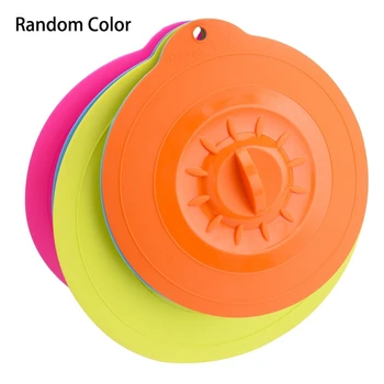 

3Pack Silicone Fresh-Keeping Lid Miniwave Bowl Lid Environmentally-Friendly Sealed Anti-Overflow Pot Lid(17cm/21cm/27cm)