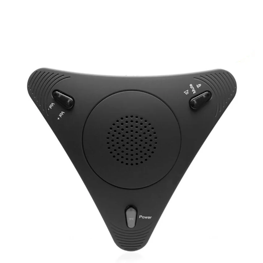 

USB Desktop Computer Microphone, Mute Button with LED Indicator, Omnidirectional Condenser Conference Microphone Speaker