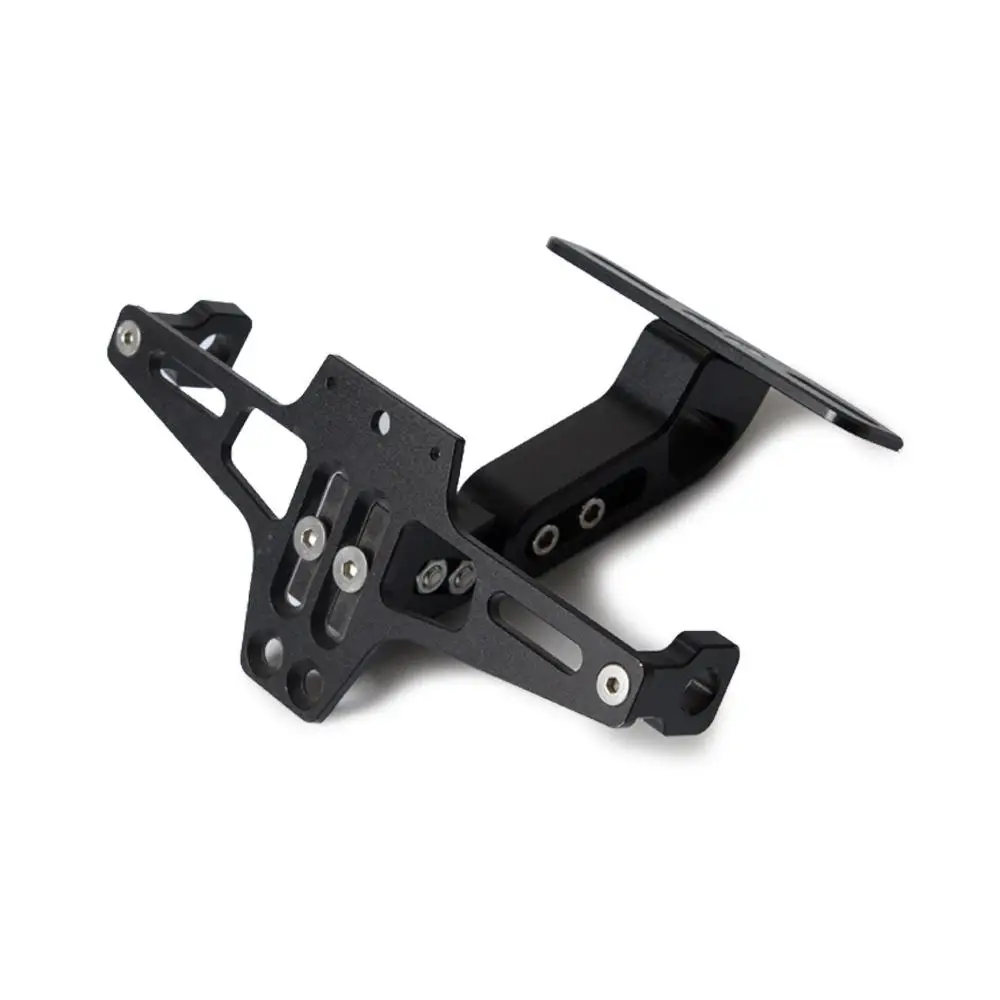 

HiMISS Motorcycle Rear License Plate Mount Holder with Turn Signal Light Universial License Plate Frame