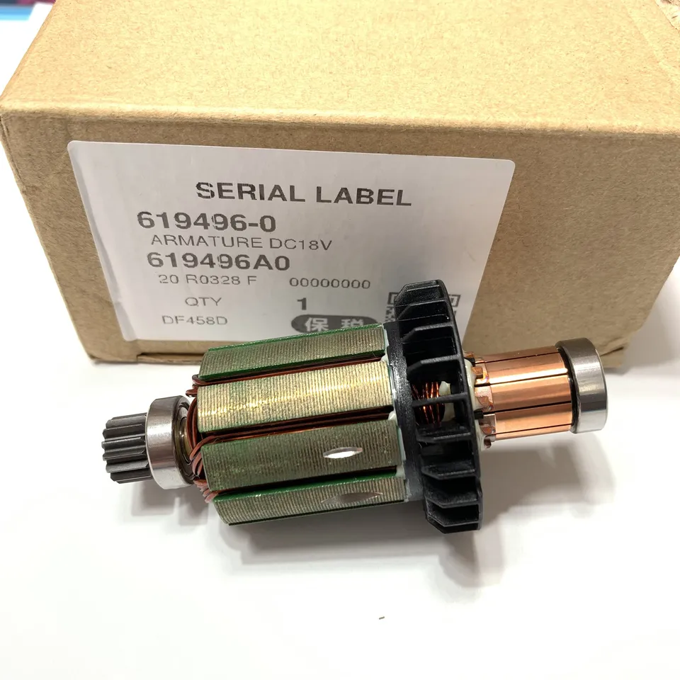 MAKITA ARMATURE 619496-0 BRUSH HOLDER Carbon Brush DHP458, BHP458