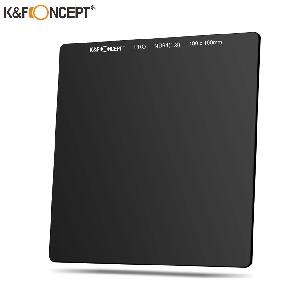 K & F Concept 100 мм ND64 квадратный фильтр Ultra Slim HD 20 Слои набор УФ фильтров с нейтральной