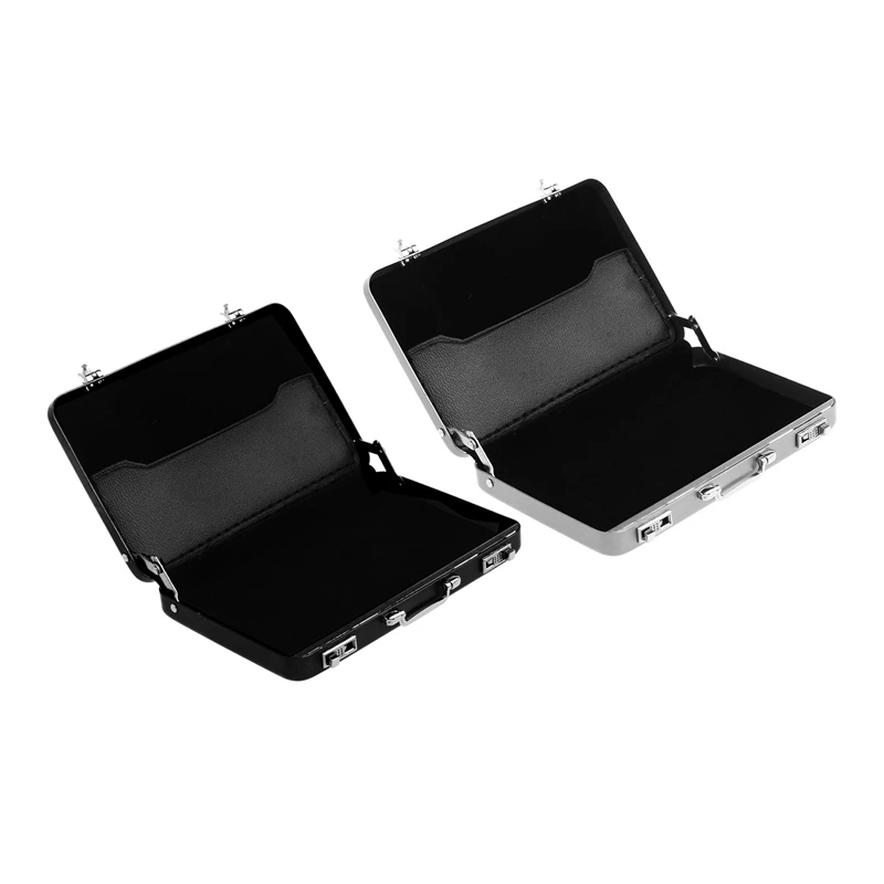 HOT-2Pcs Алюминиевый Чехол для карты с паролем Мини-чехол с паролем