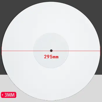 

12 Inch 3MM Acrylic Record Pad Anti-static LP Vinyl Mat Slipmat for Turntable Phonograph Accessories 831D