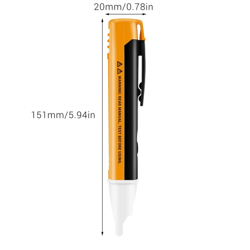 

1PCS Electric indicator 90-1000V Socket Wall AC Power Outlet Voltage Detector Sensor Tester Pen LED light New Drop ship