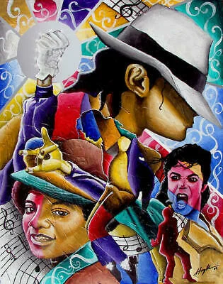 

Michael Jackson Art Film Print Silk Poster Home Wall Decor 24x24inch